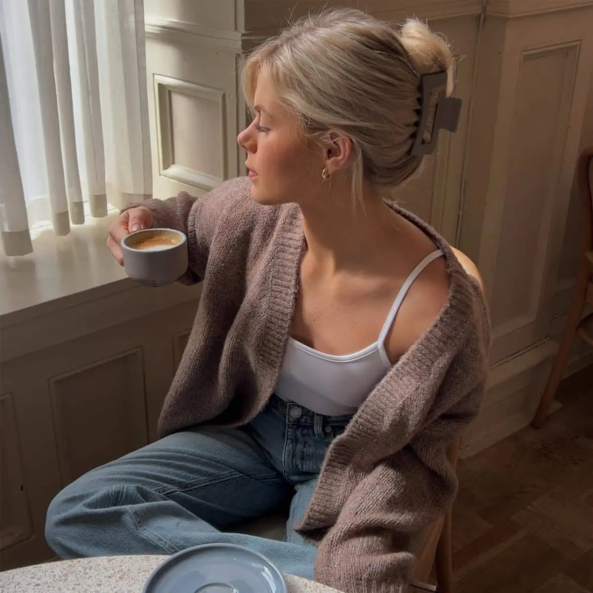 Eine wunderschöne Haarklammer für deine Sammlung von Haarklammern mit extra starker Feder.